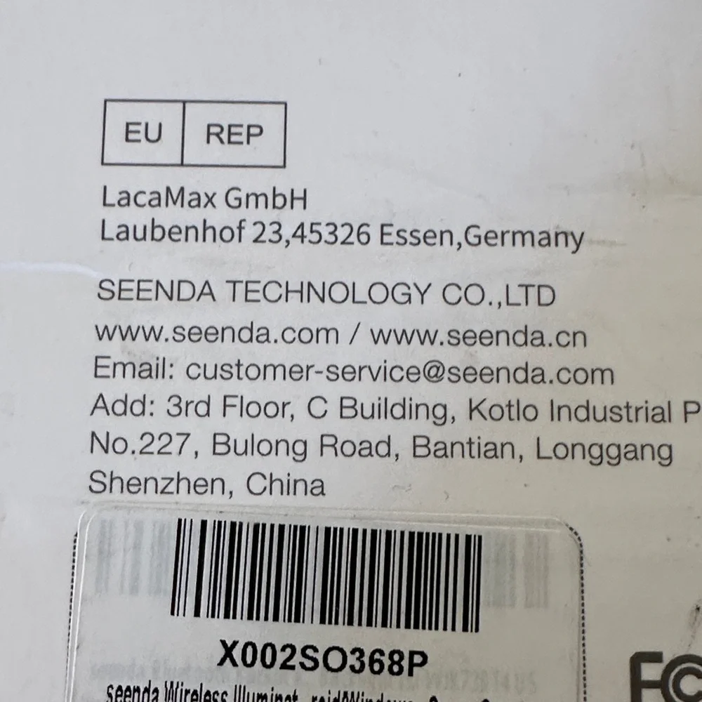 Seenda 7-Color Backlit Wireless Keyboard